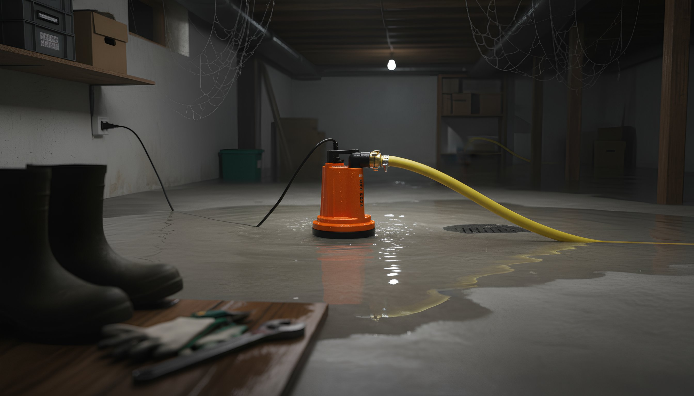 Vlakzuigers voor wateroverlast en kelderdrainage